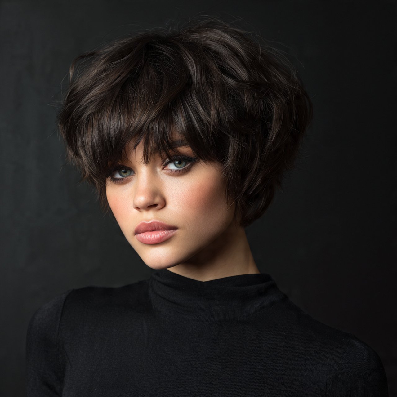 pixie bob hairstyle for thick hair modern salon st