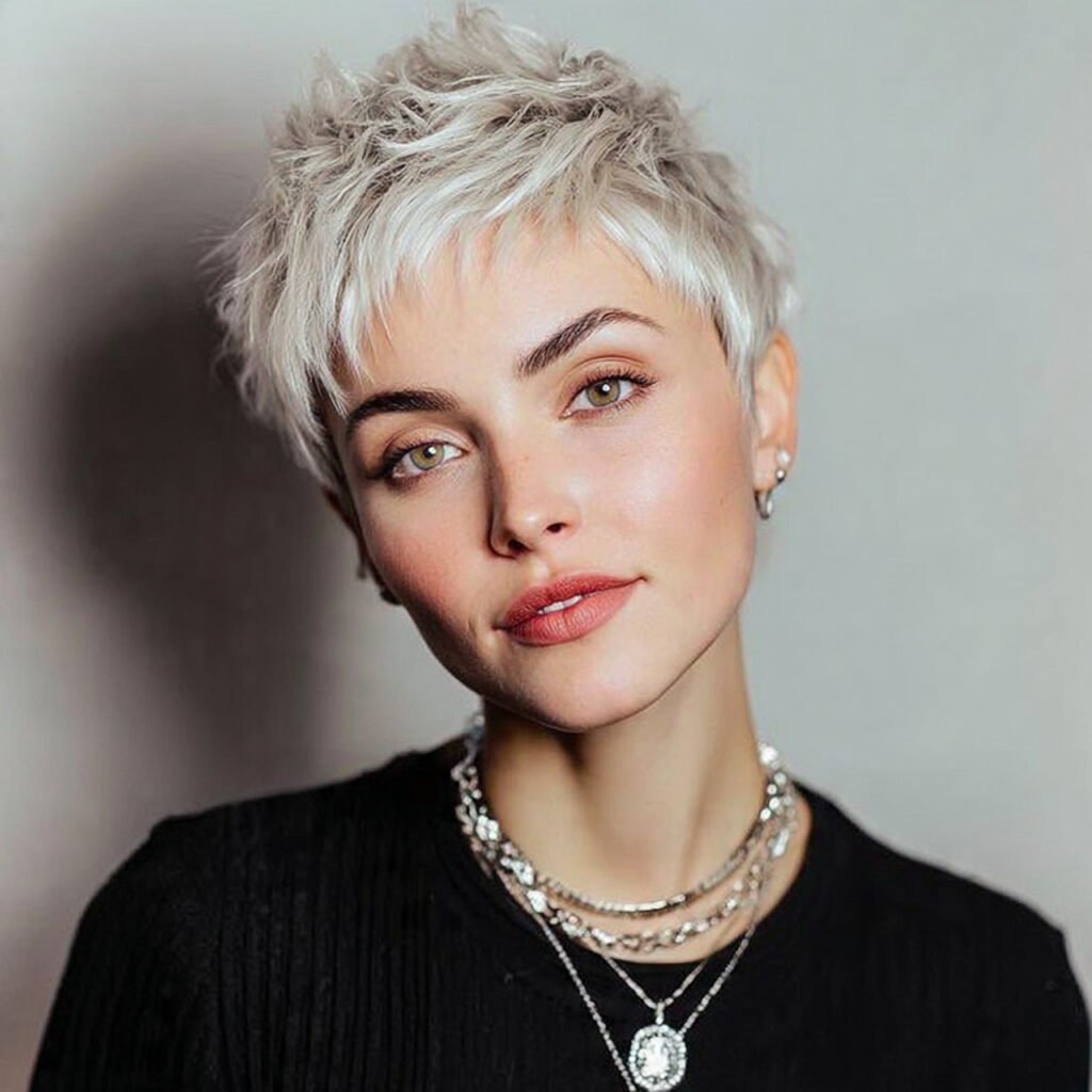 pixie short wolf cut