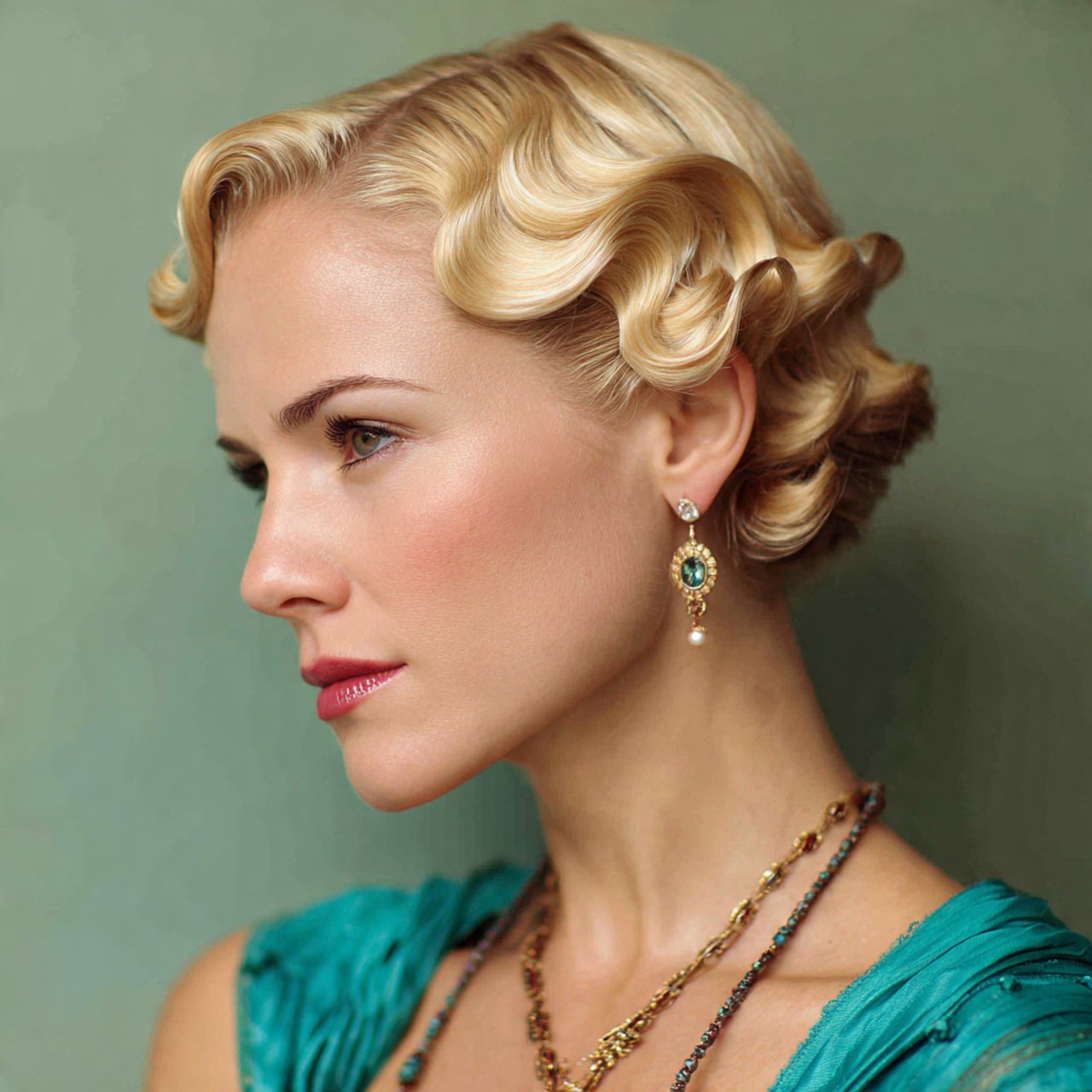 retro finger waves hairstyles