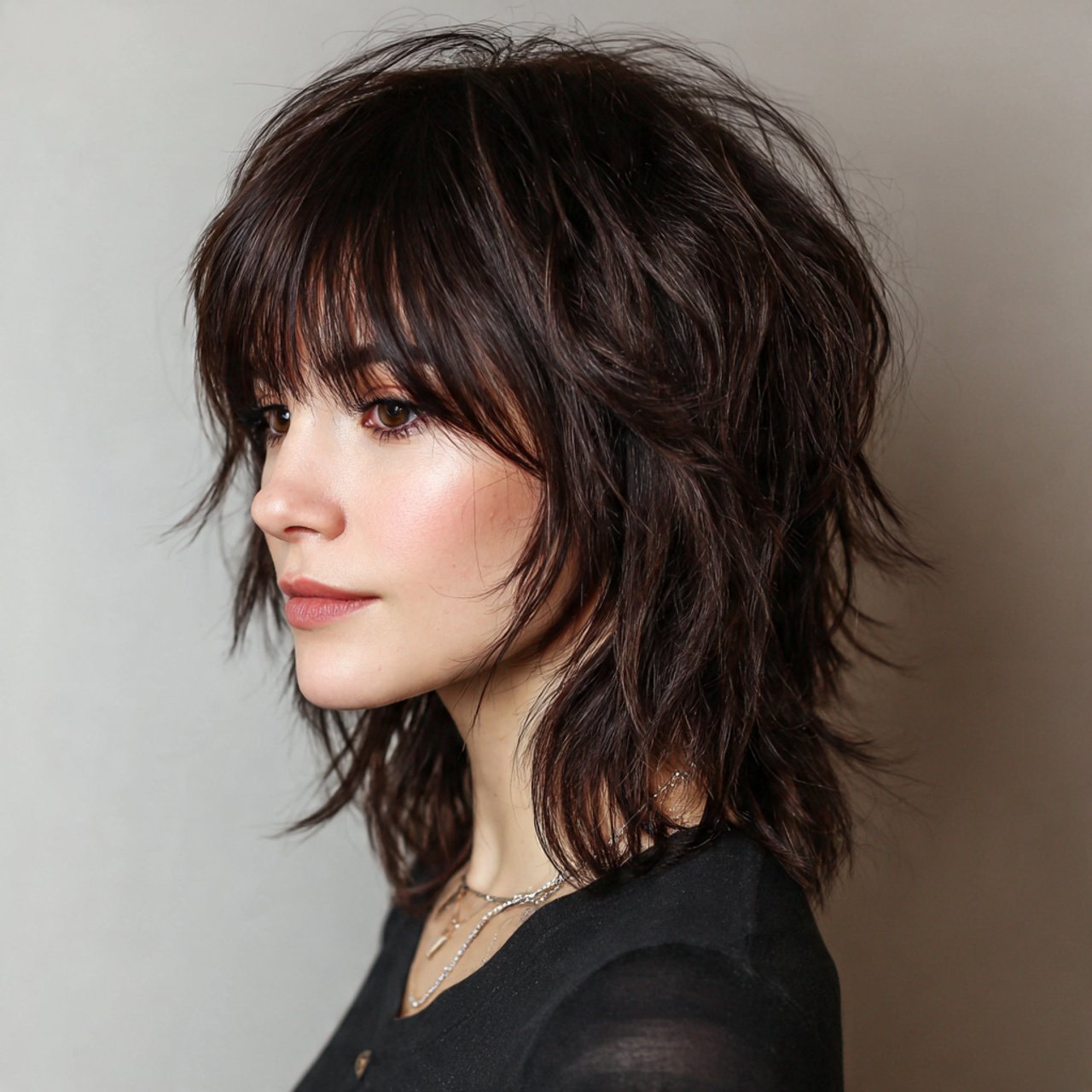 shaggy hairstylesfor medium cut 1