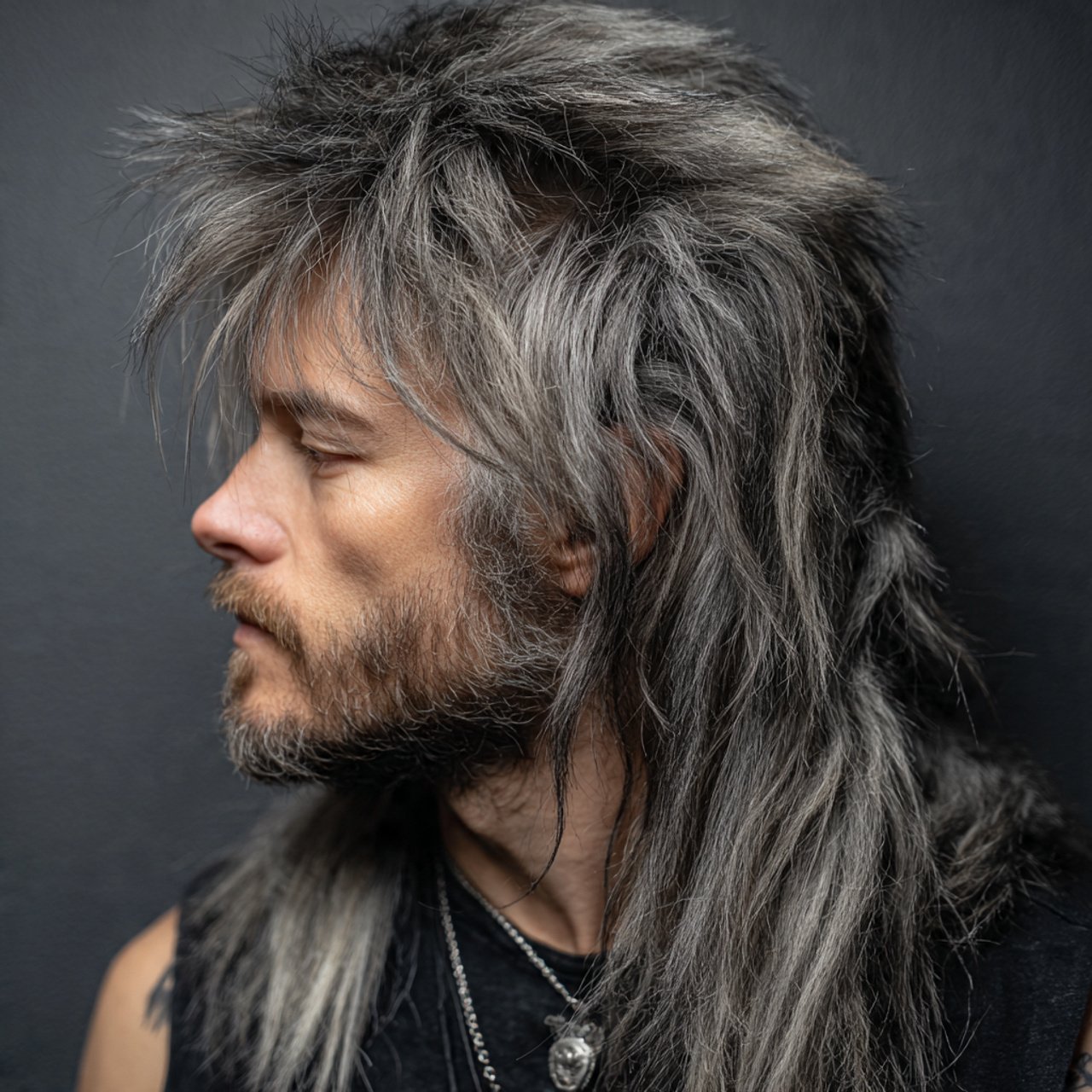 shaggy long wolf cut