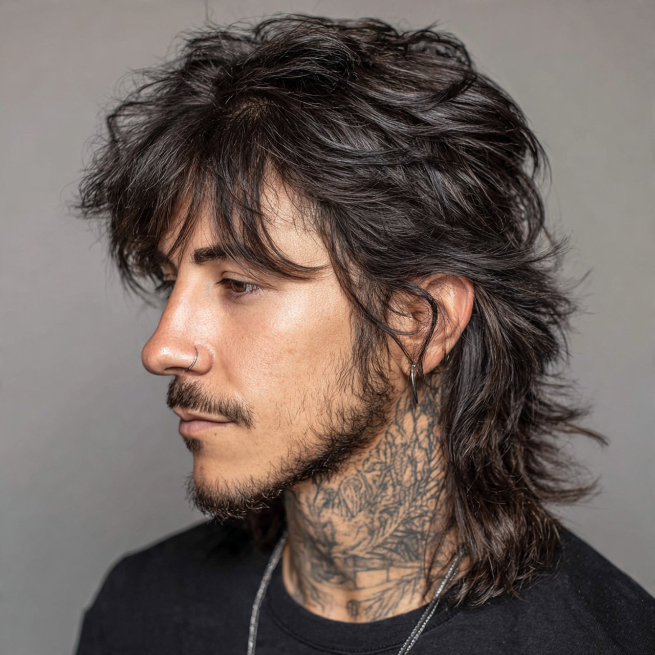 shaggy wolf cut hairstyle