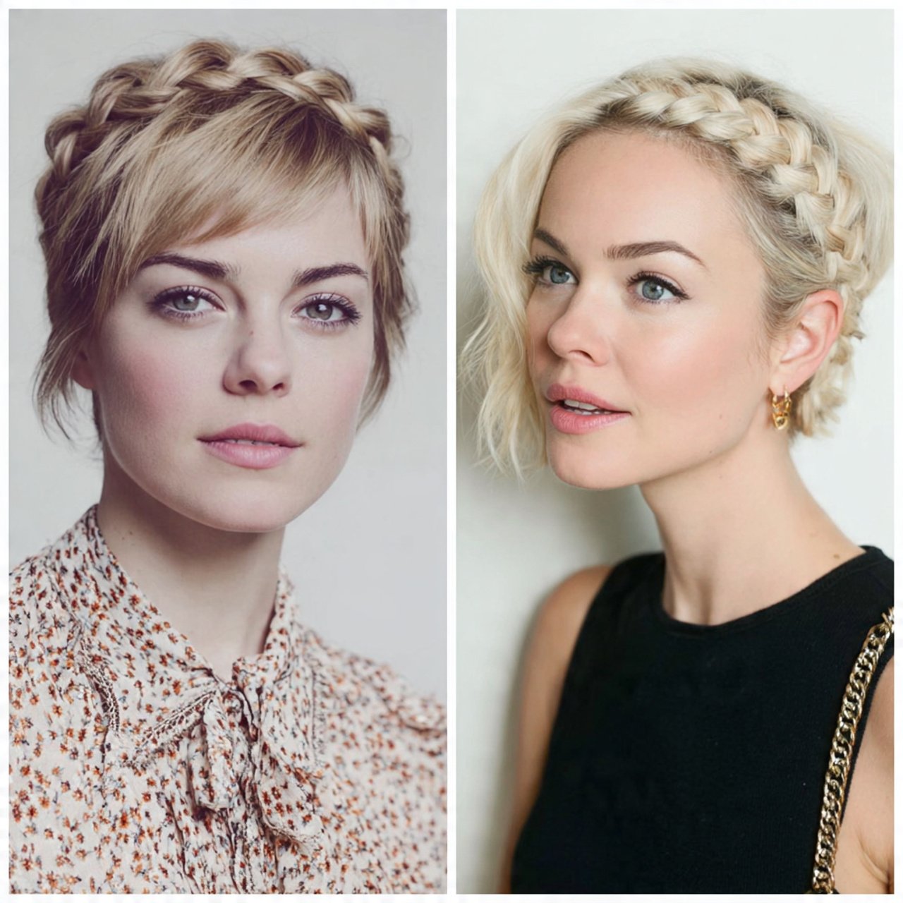 short braided hairstyles for short hair