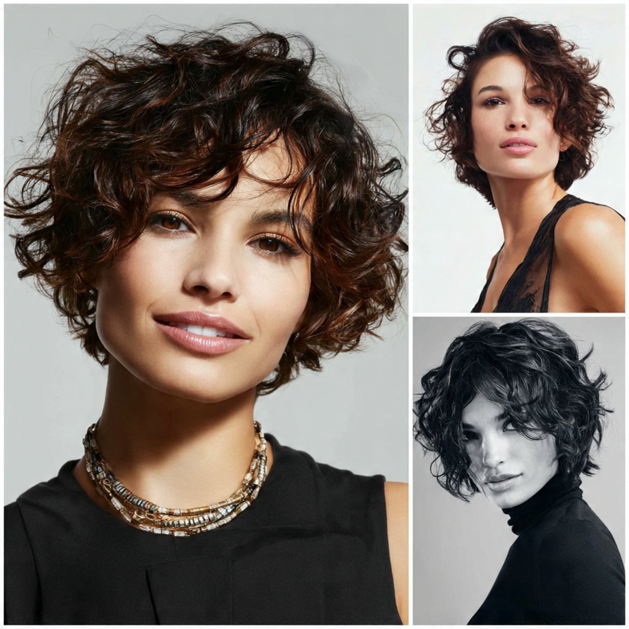 short curly bob hairstyle