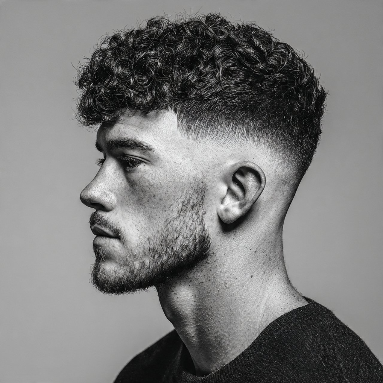 short curly crop hairstyle for men professional st