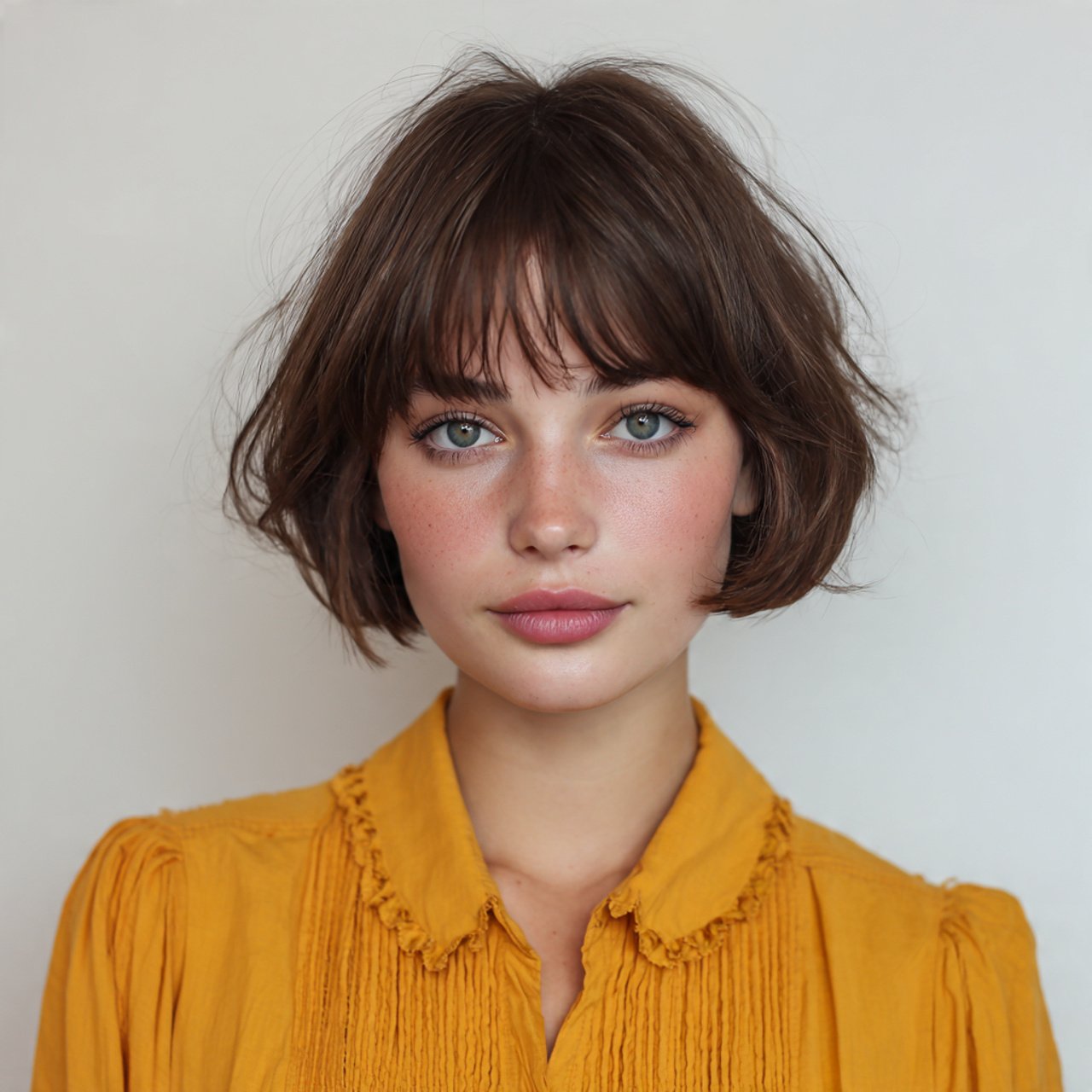 17 Short Curtain Bangs Ideas for a Fresh, Trendy Look 4 short curtain bangs bob hairstyle