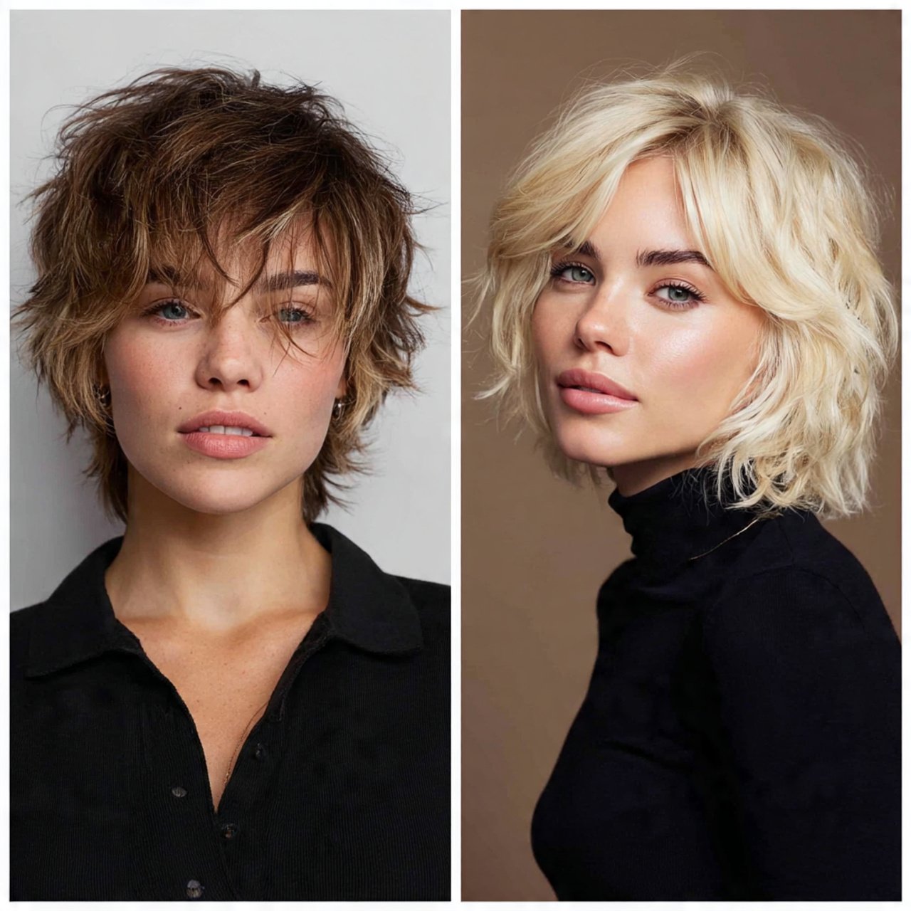 short shag hairstyles for short hair