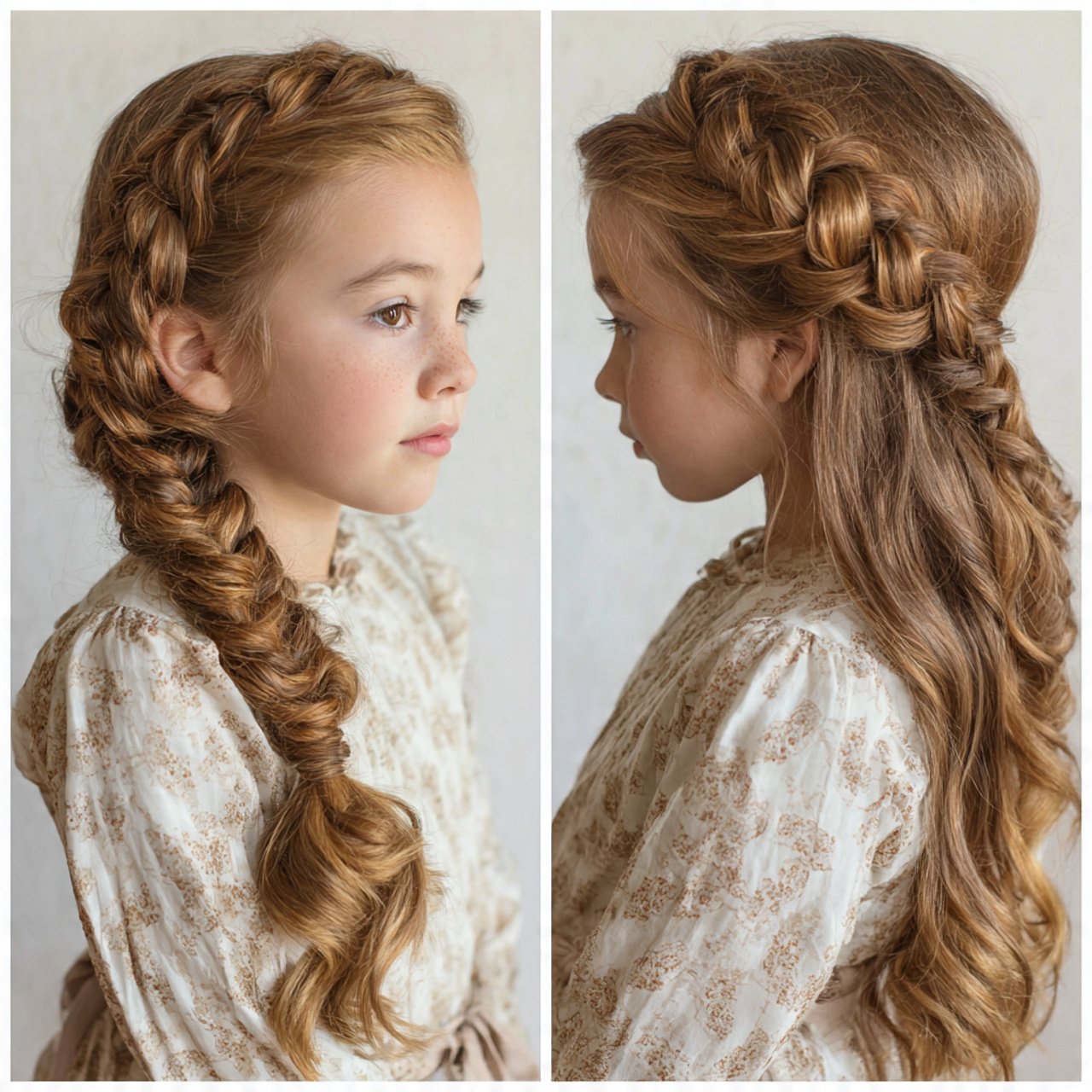 side braid cute hairstyles for school