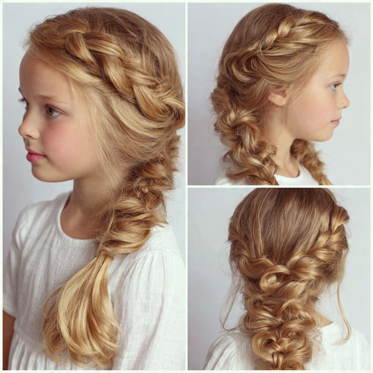 side braid hairstyles for school