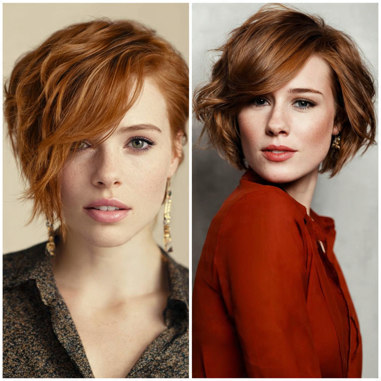 side parted hairstyles for short hair 1