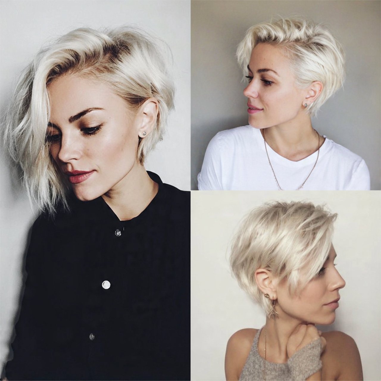 side parted hairstyles for short hair