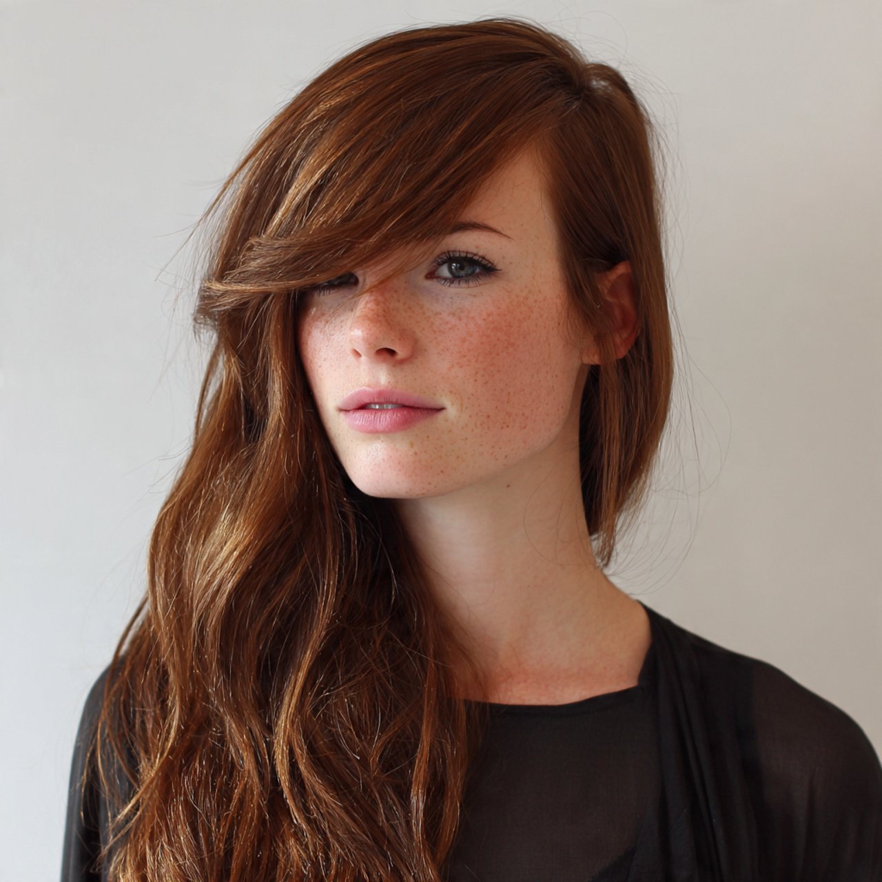 side parted loose hairstyles