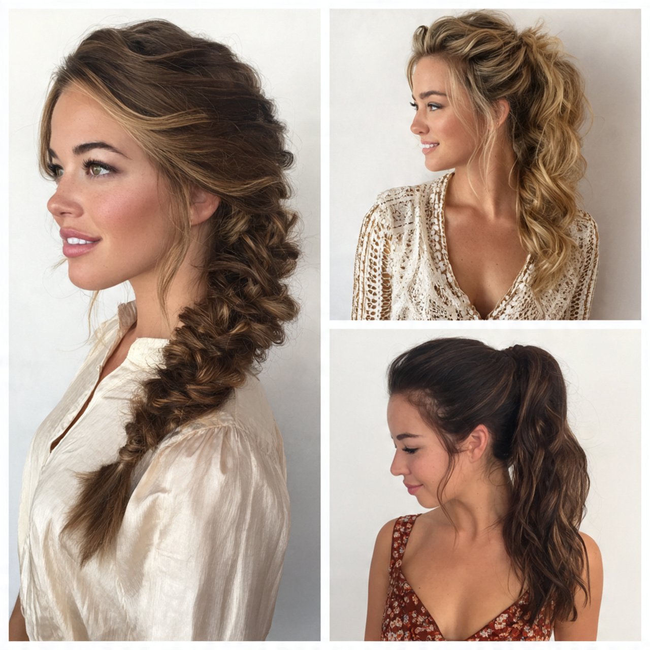 side ponytail hairstyles