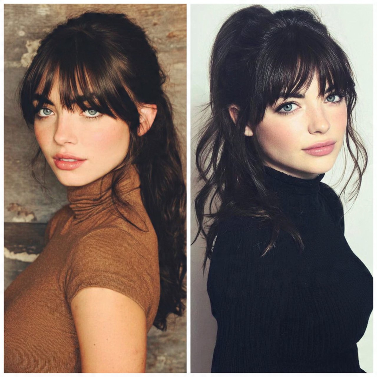 side swept bangs hairstyles
