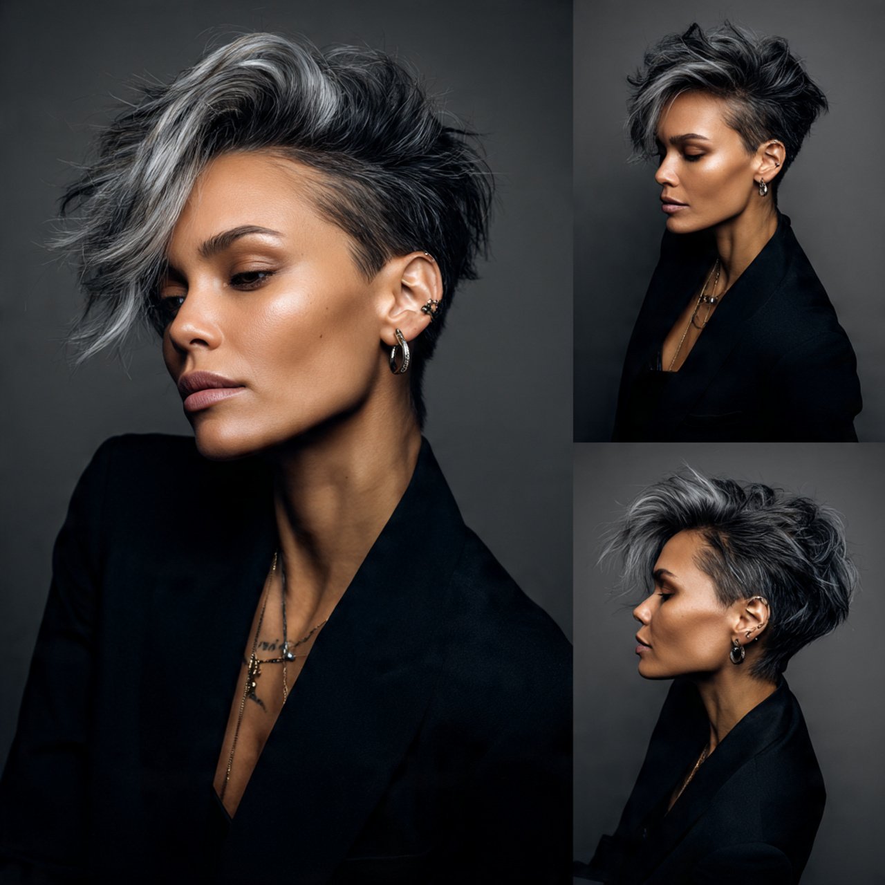 side swept hairstyles for short hair professional