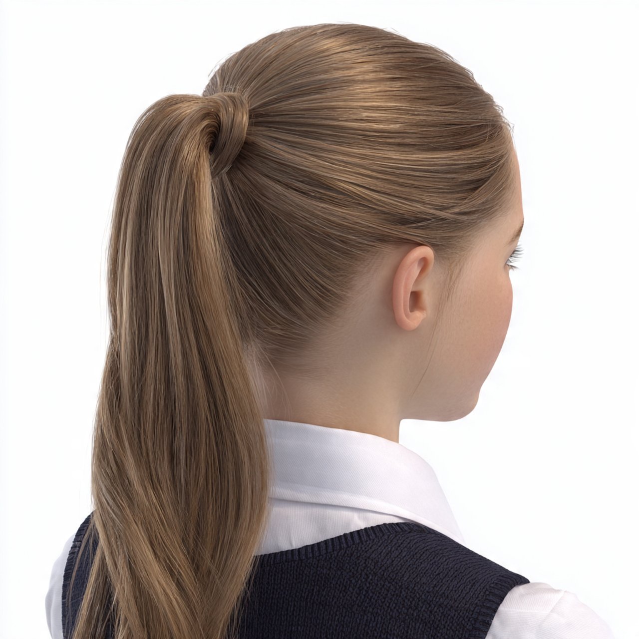 simple easy ponytail hairstyles for school single