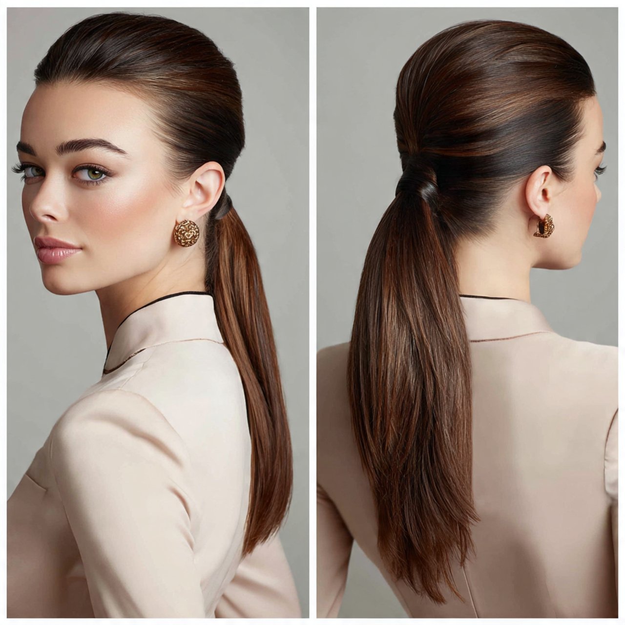 sleek low ponytail hairstyles for prom