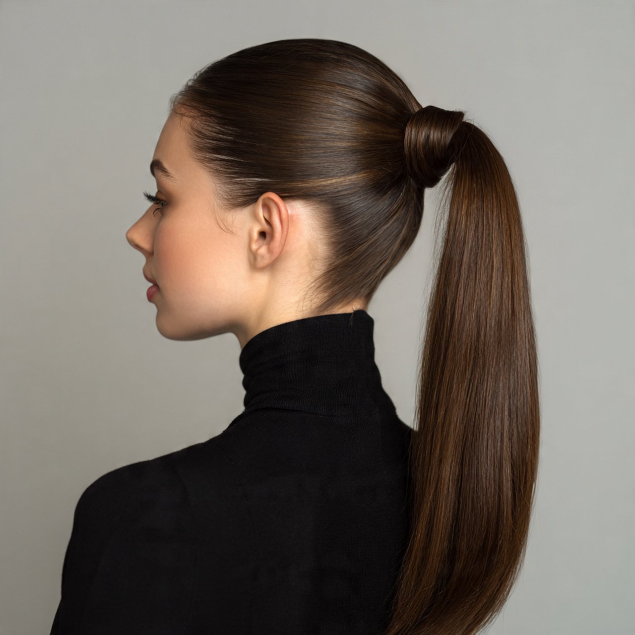 sleek ponytail hairstyles with baby hair styling