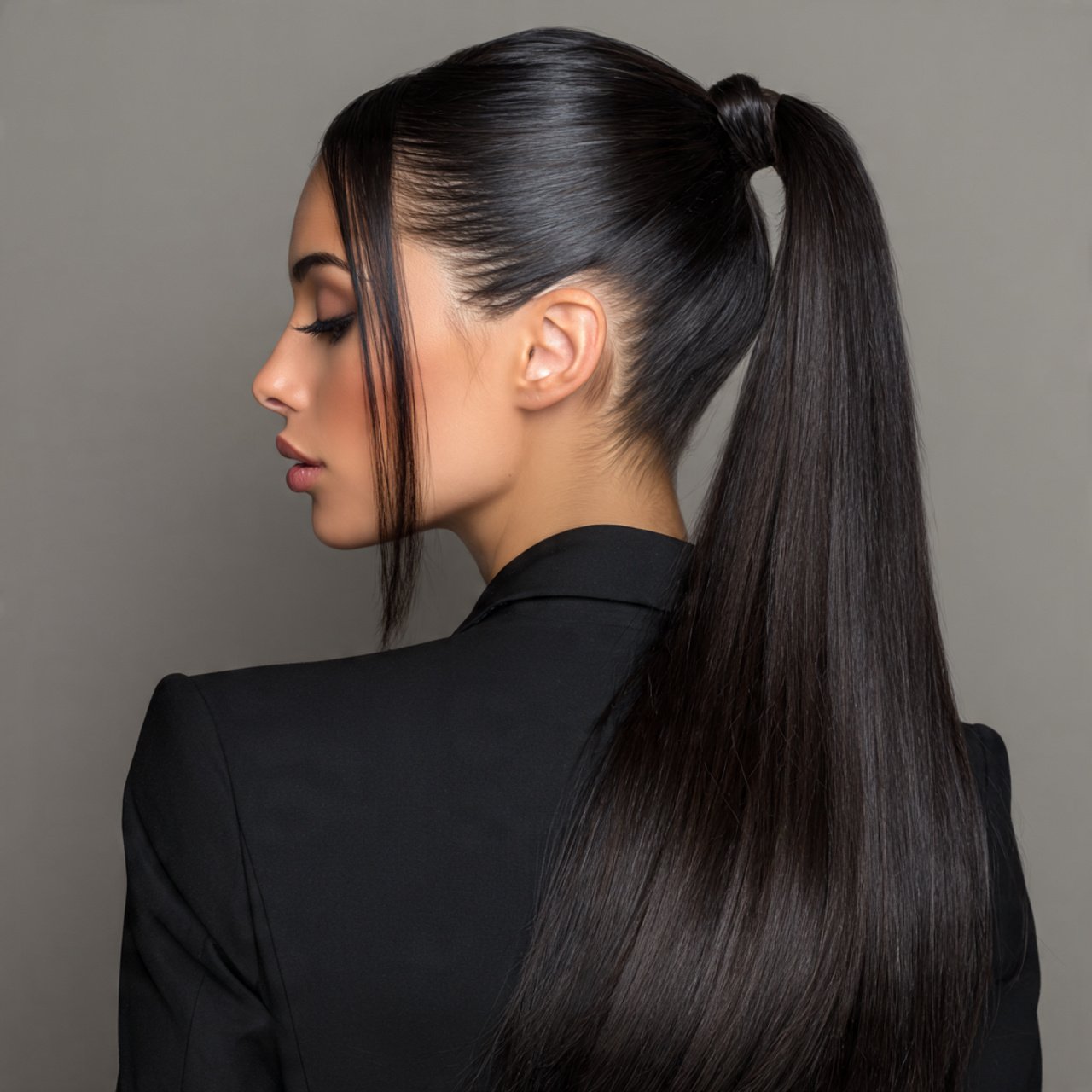 sleek ponytail hairstyles
