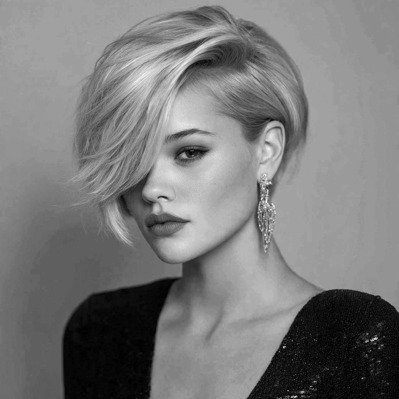 sleek side sweep prom hairstyles for short hair