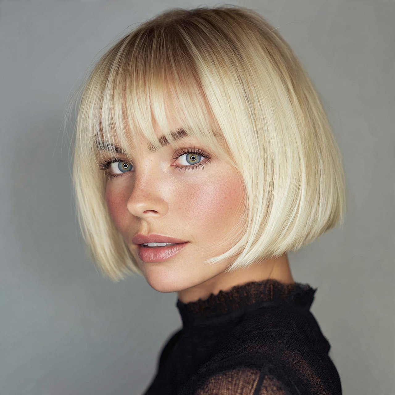 sleek straight bob prom hairstyles for short hair