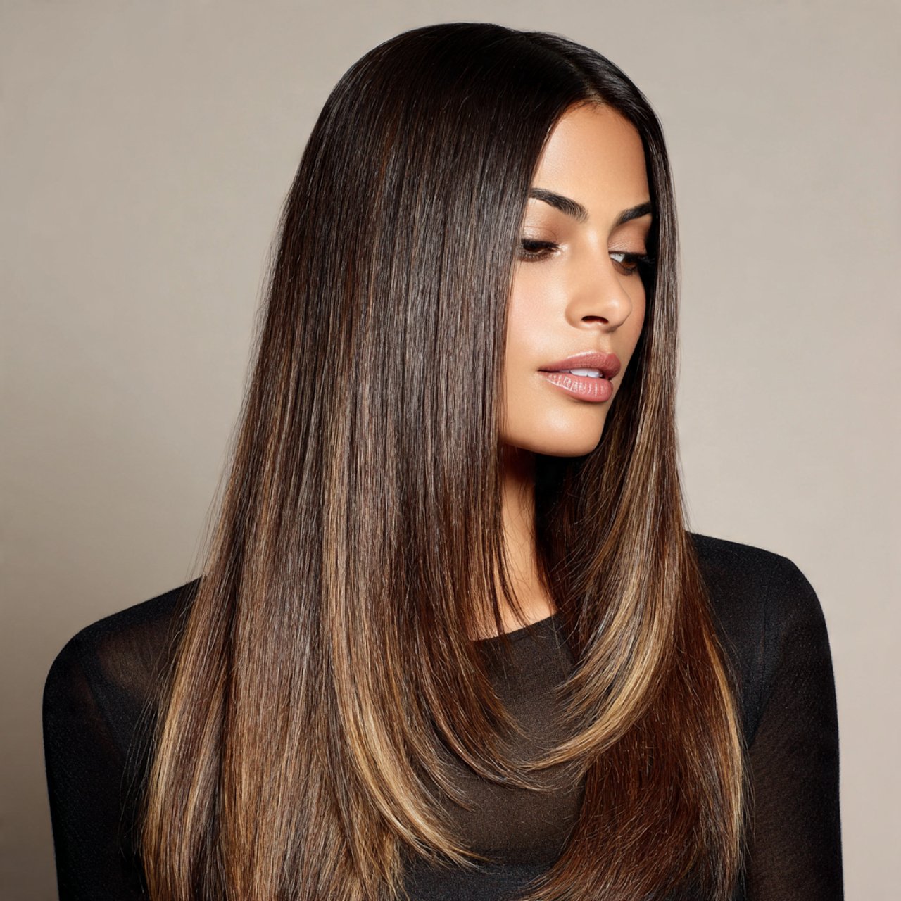 sleek straight hair for hairstyles prom