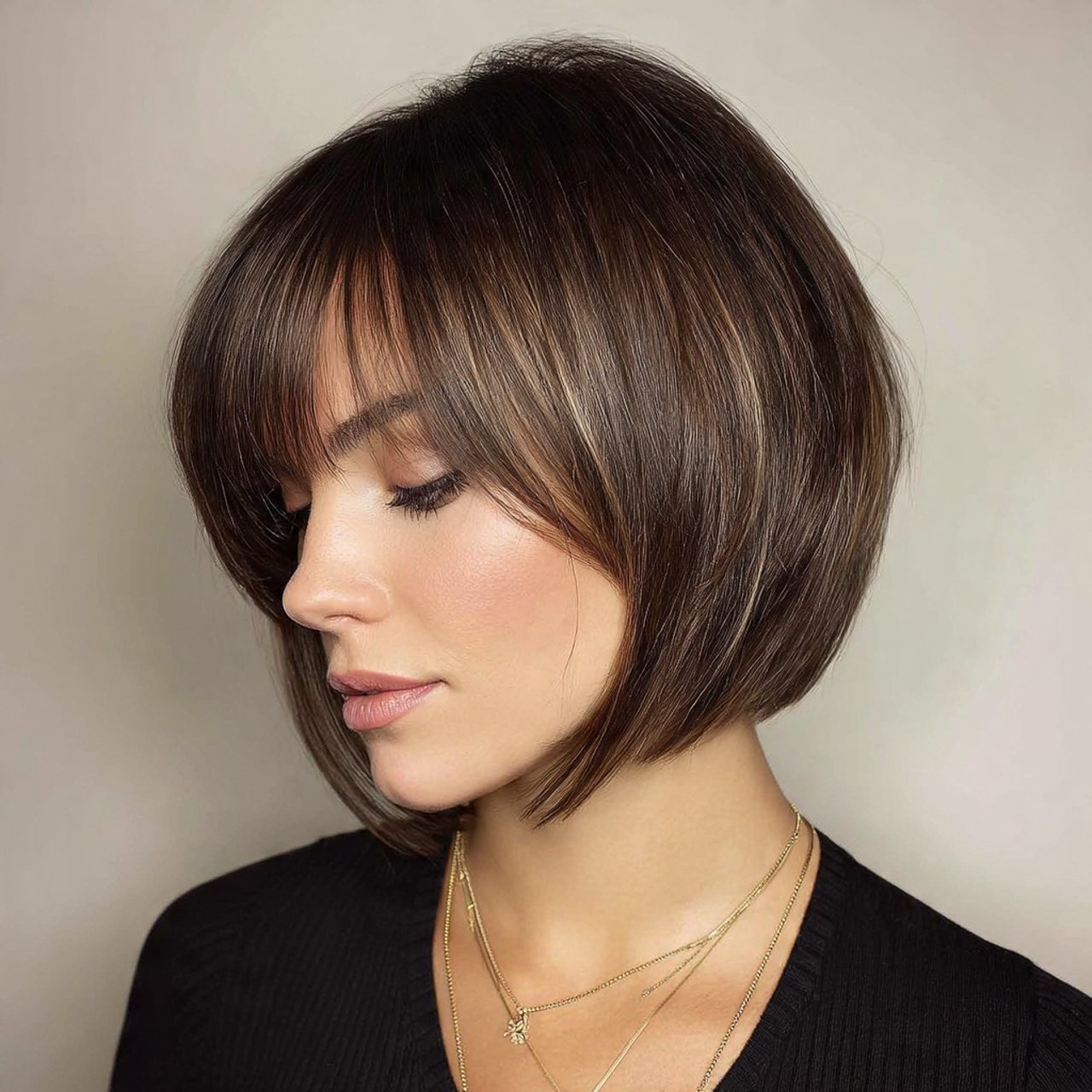 sleek straight hairstyles for short hair 2
