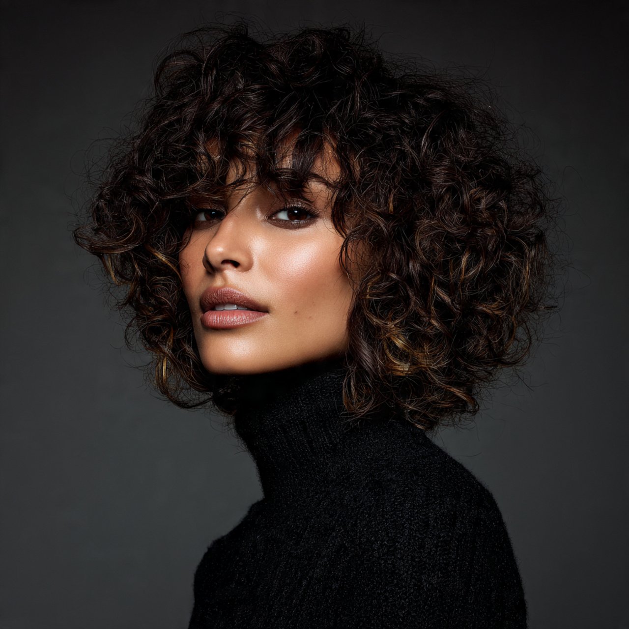 soft curly lob hairstyle for short curly hair prof