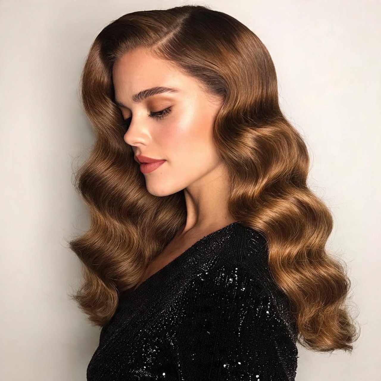 soft hollywood waves for prom hairstyles