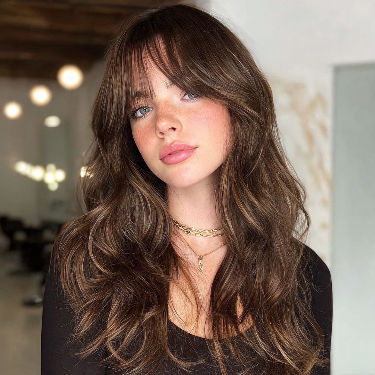 Curtain Bangs Tutorial: 13 Trending & Pro Tips Guide That you'll love 2 soft layered curtain bangs hairstyle