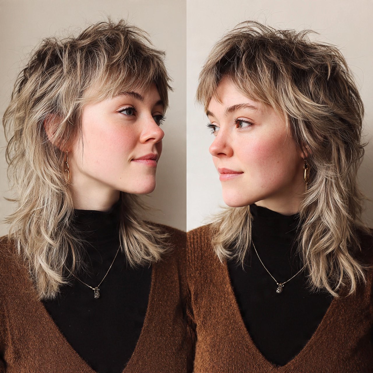 13 Wolf Cut Hair Ideas: Trendy Layered Styles Guide 9 soft layered wolf cut hair