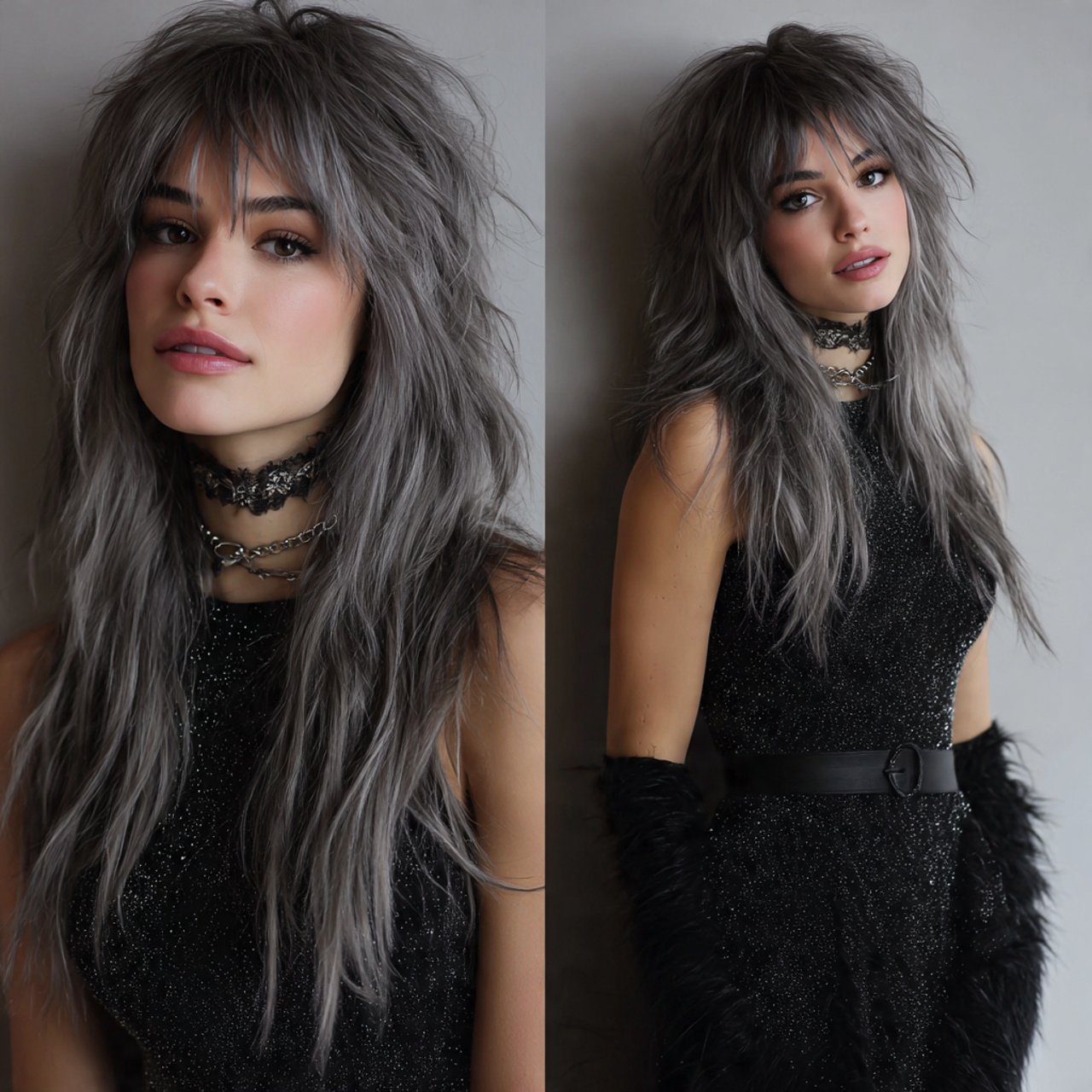 soft long wolf cut hairstyle