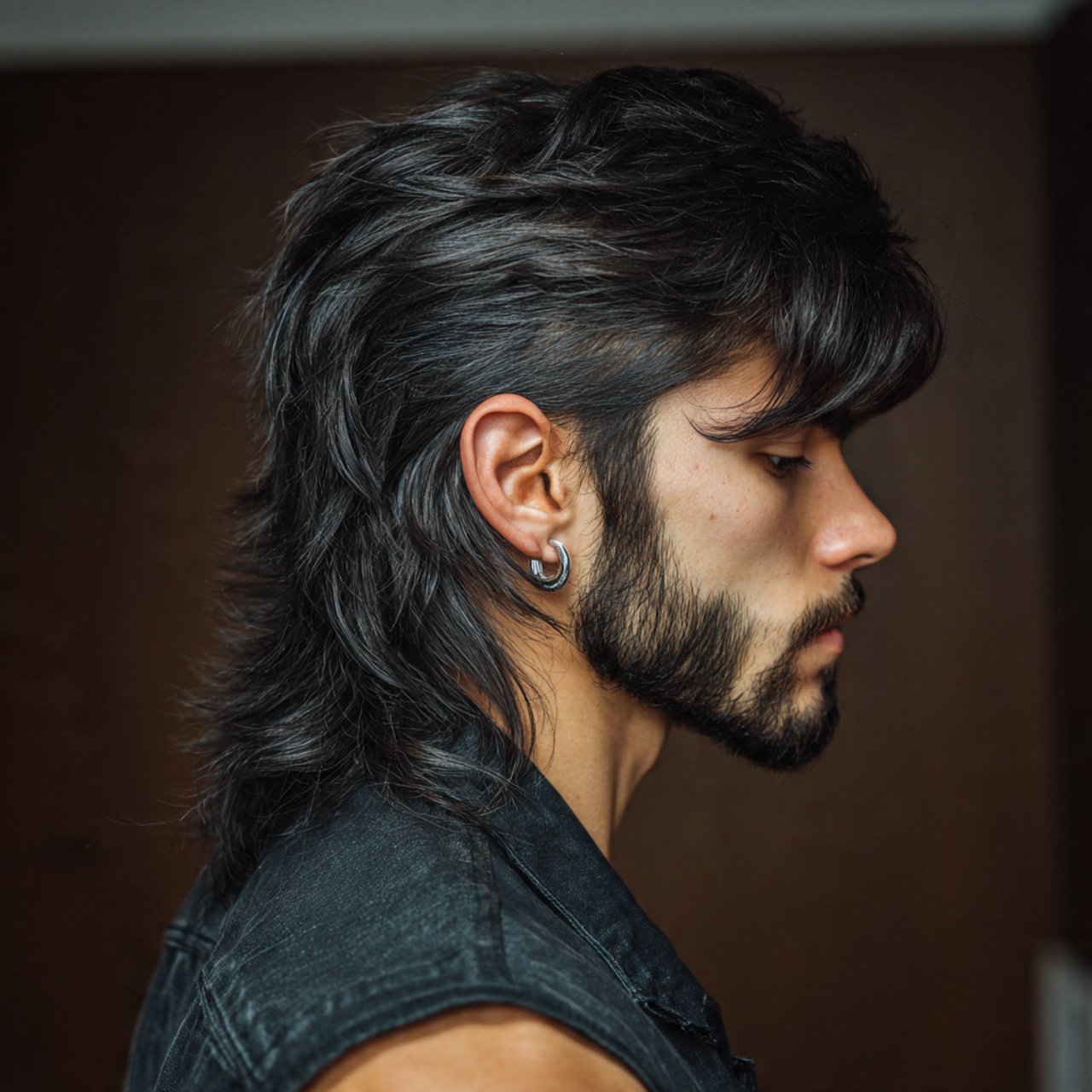 straight hair wolf cut hairstyle 1