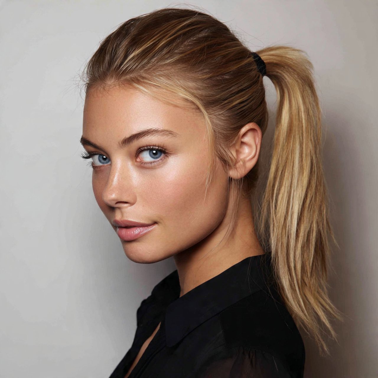 straight side ponytail hairstyles