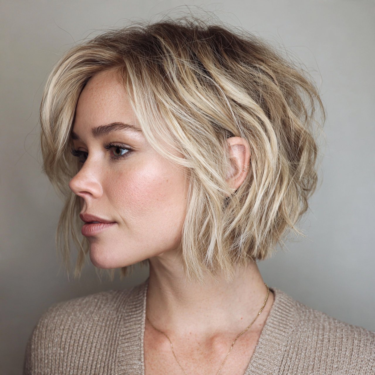 textured bob hairstyles for short hair 1