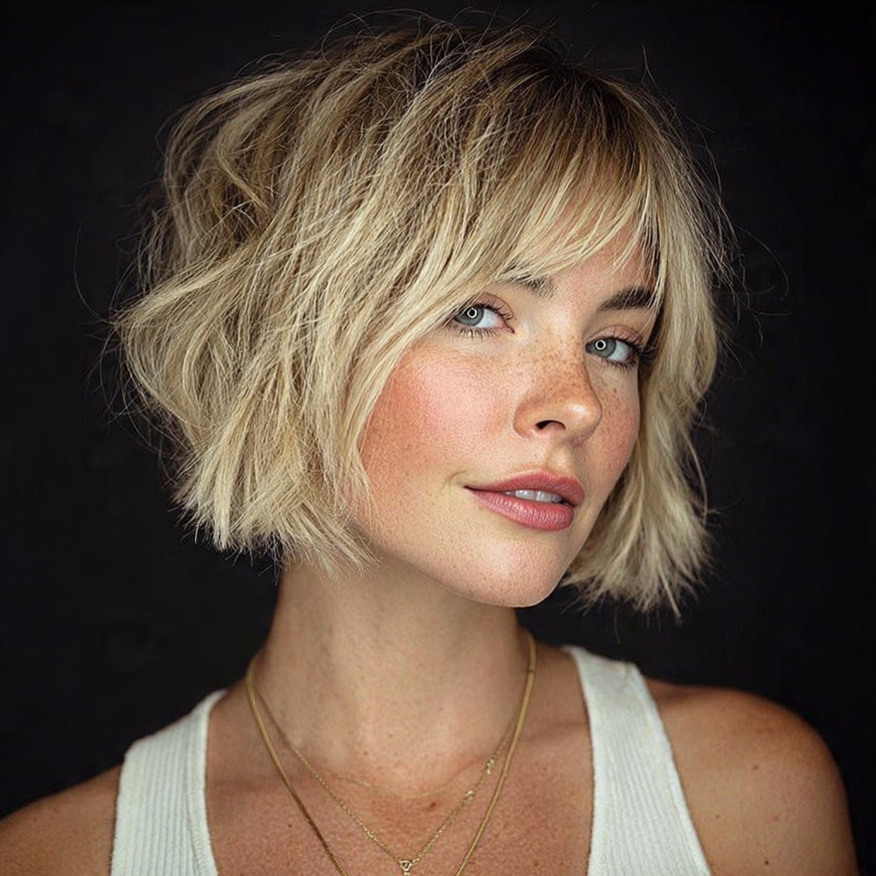 textured bob hairstyles for short hair