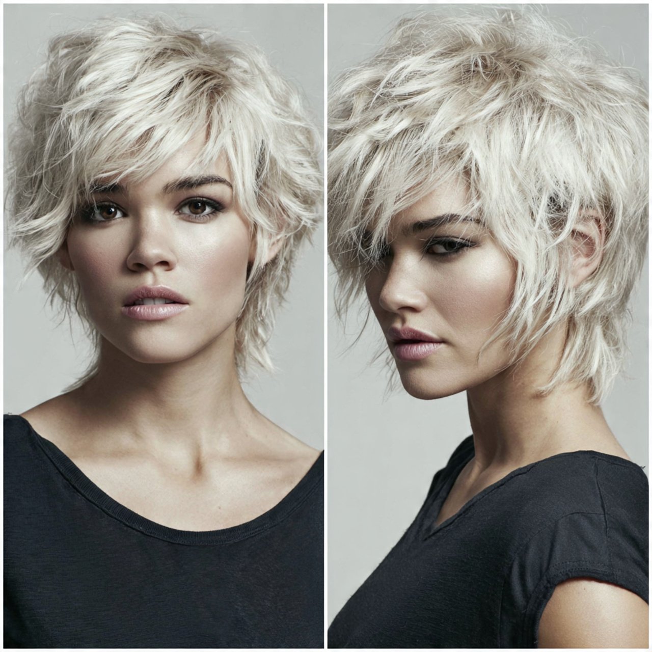 textured layered hairstyles short hair