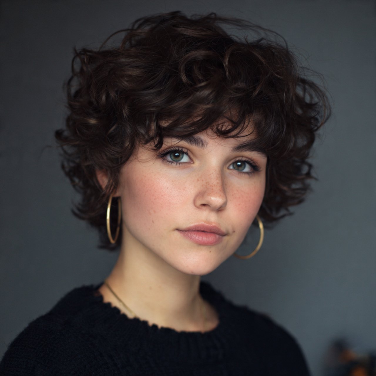 tousled curly hairstyles for short curly hair natu
