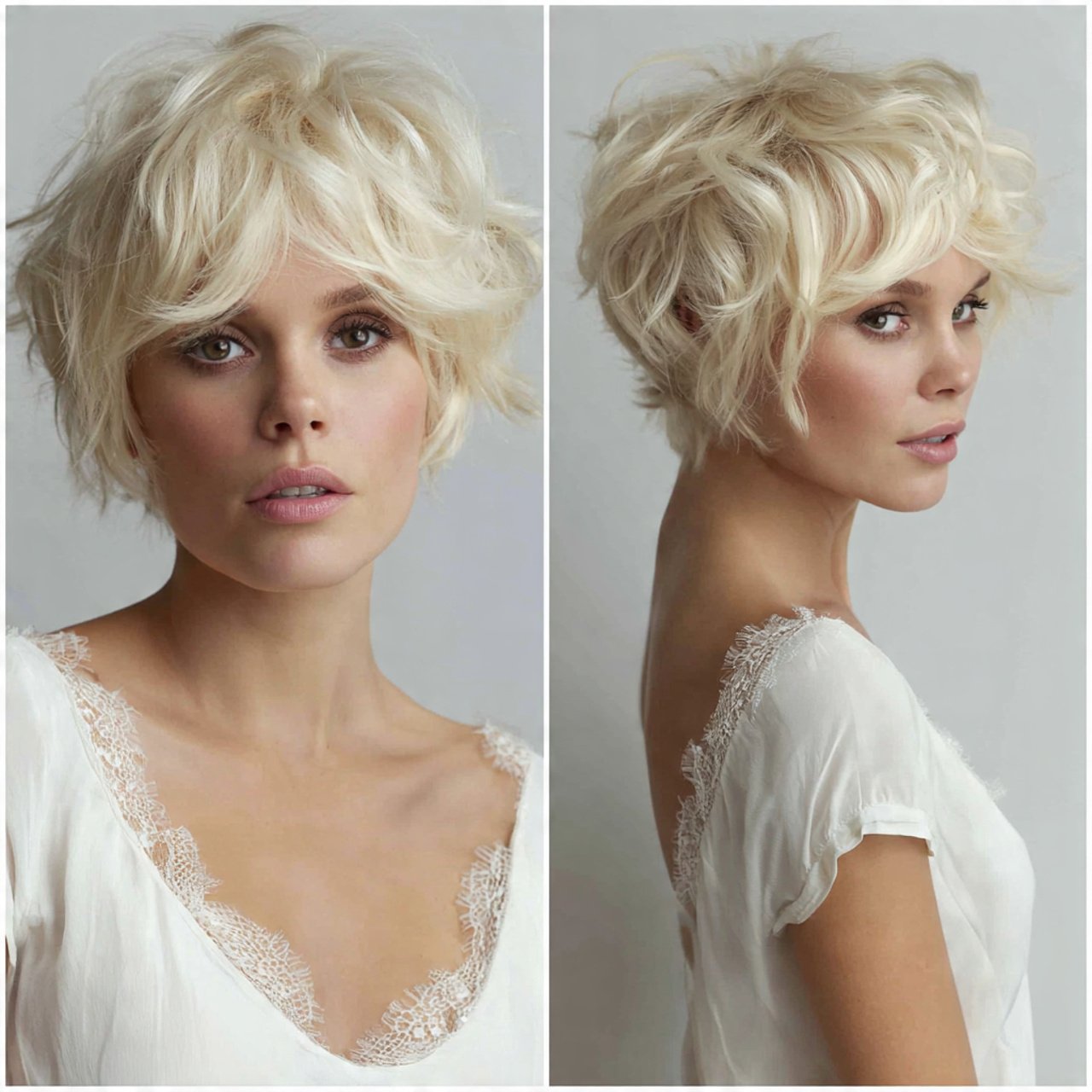 tousled hairstyles for short hair 1