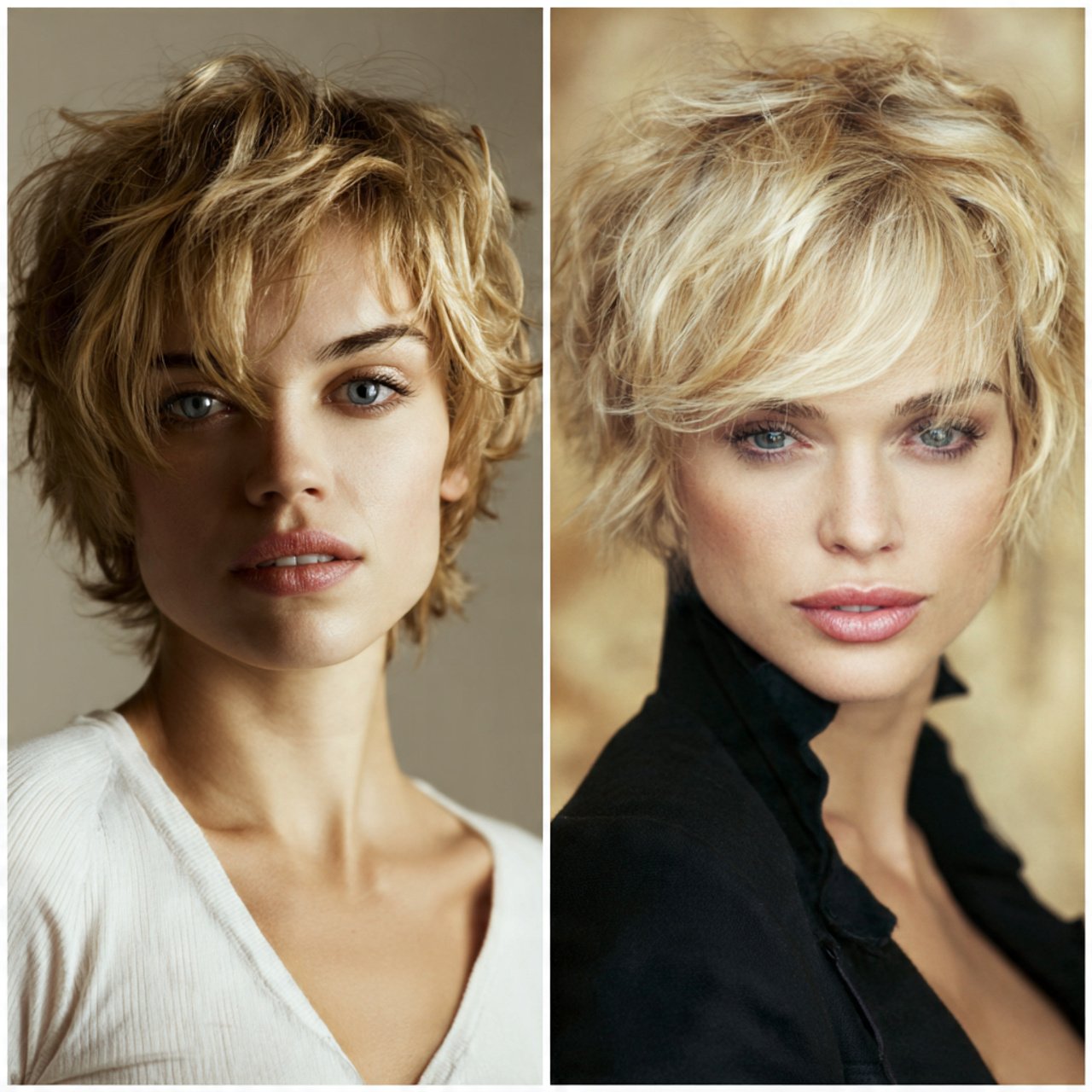 tousled hairstyles short hair