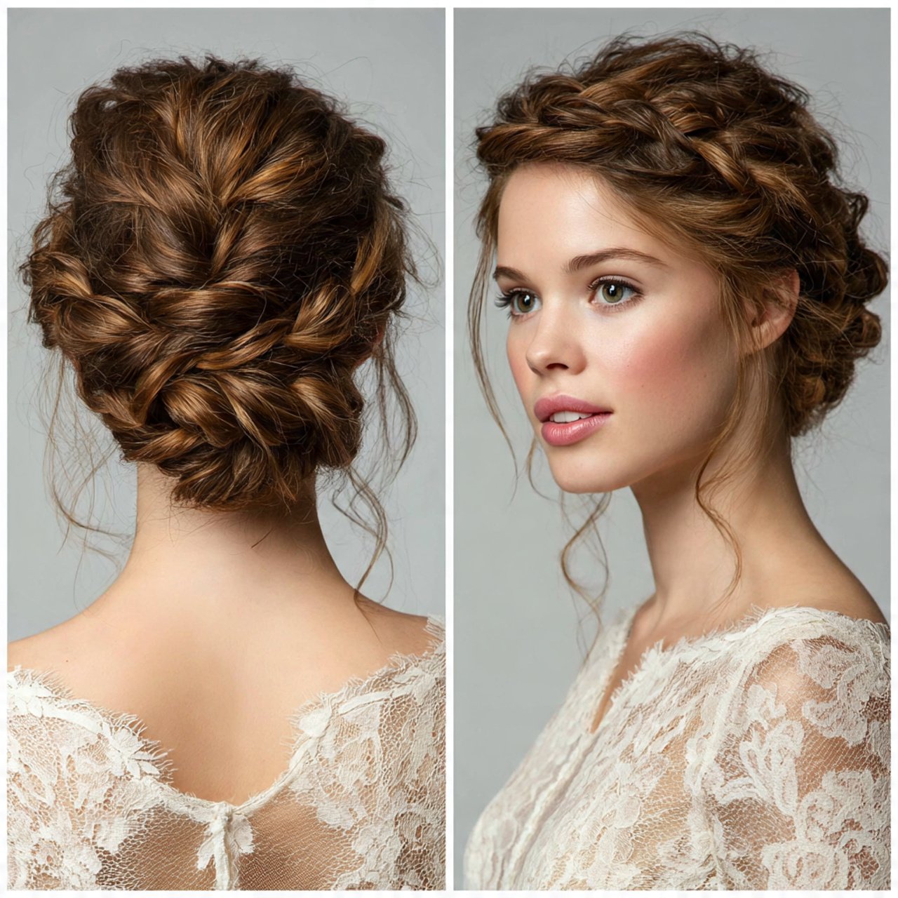 twisted crown updo hairstyles for prom 1