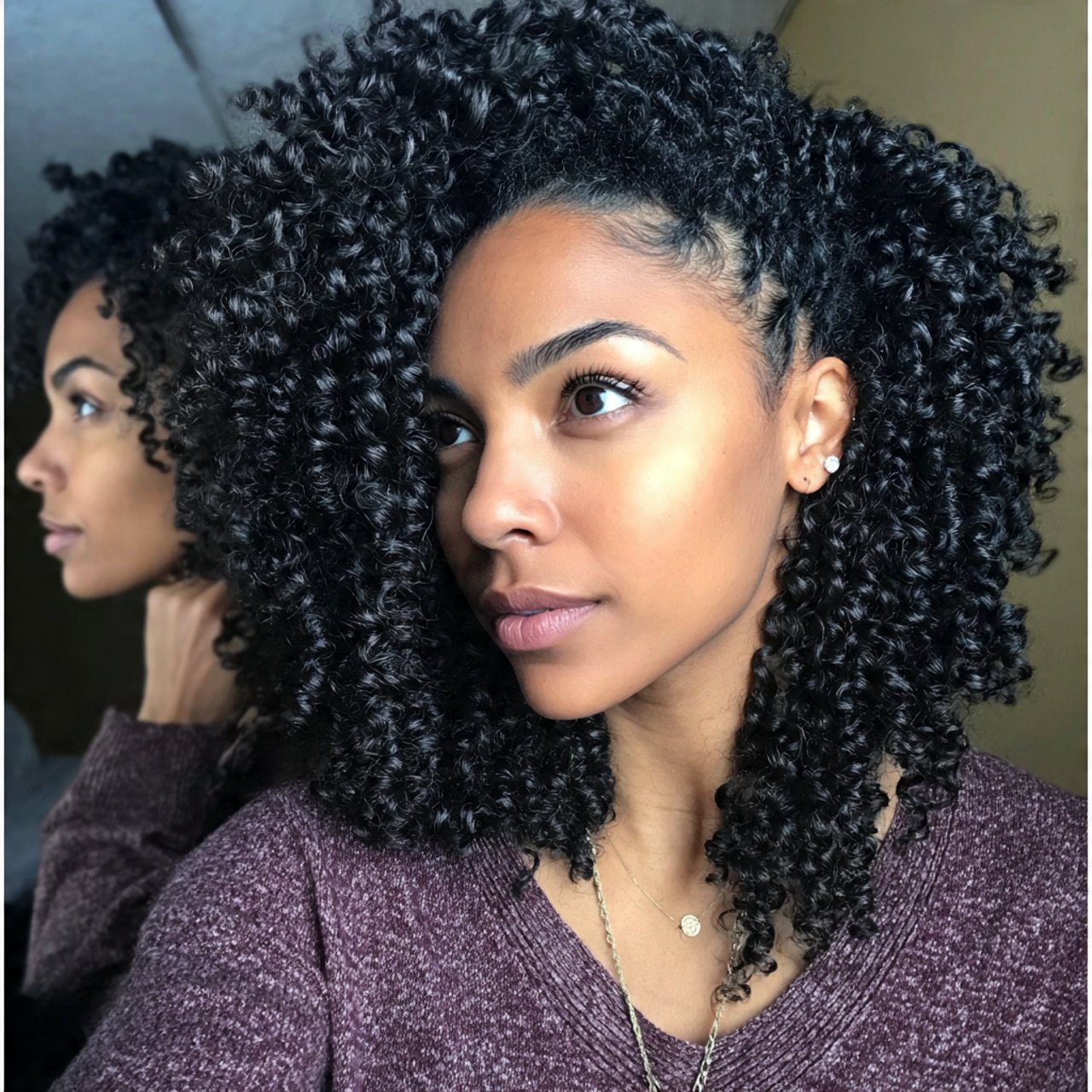 twisted curly hairstyles