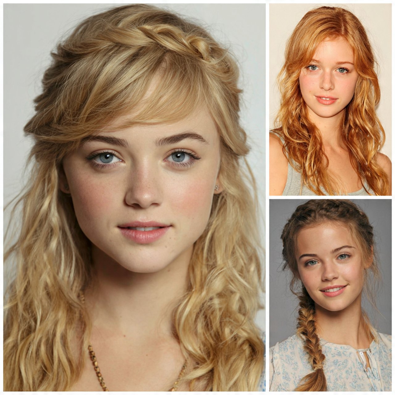 twisted front cute hairstyles for school