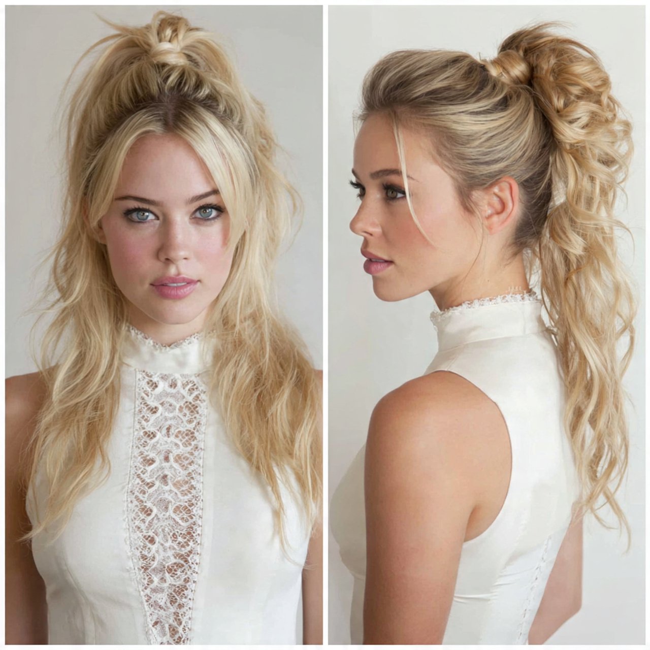 twisted high ponytail hairstyles