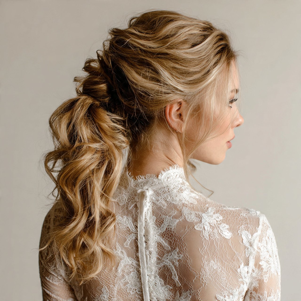 twisted ponytail hairstyles for wedding elegant br