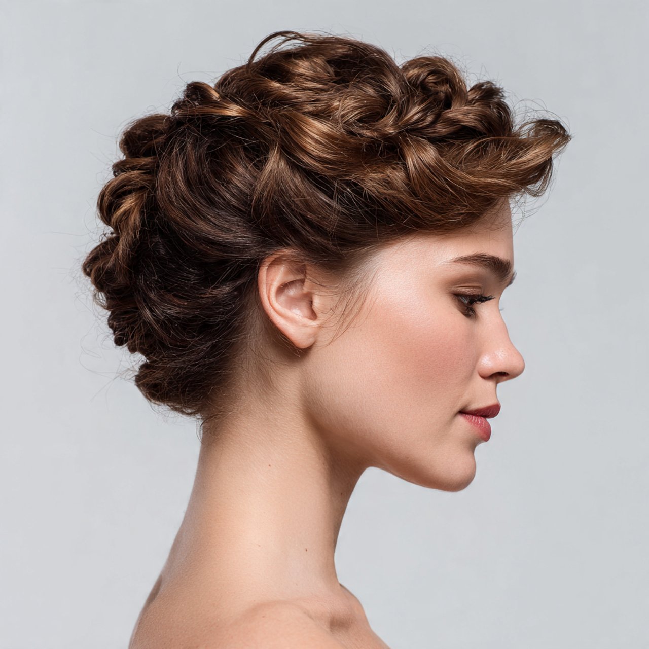 twisted updo hairstyles for short hair elegant and 1