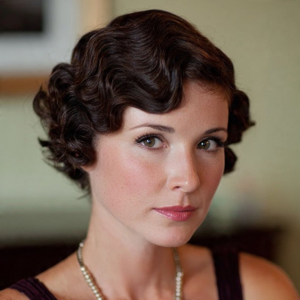 vintage finger waves prom hairstyles for short hai