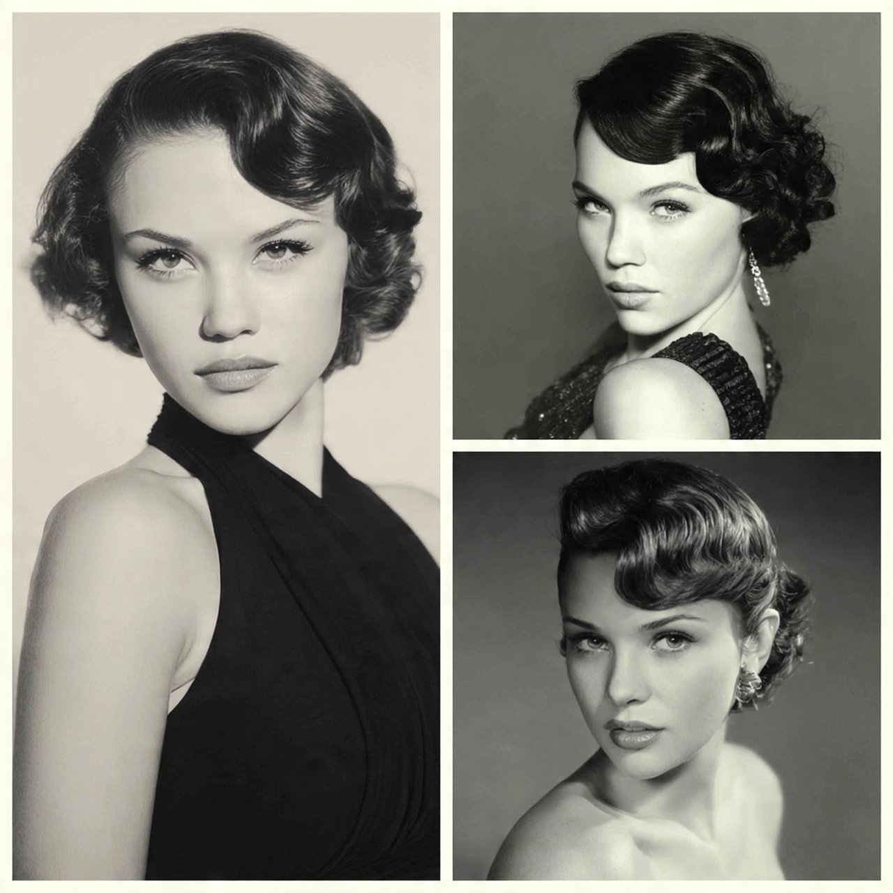 vintage wave hairstyles short hair