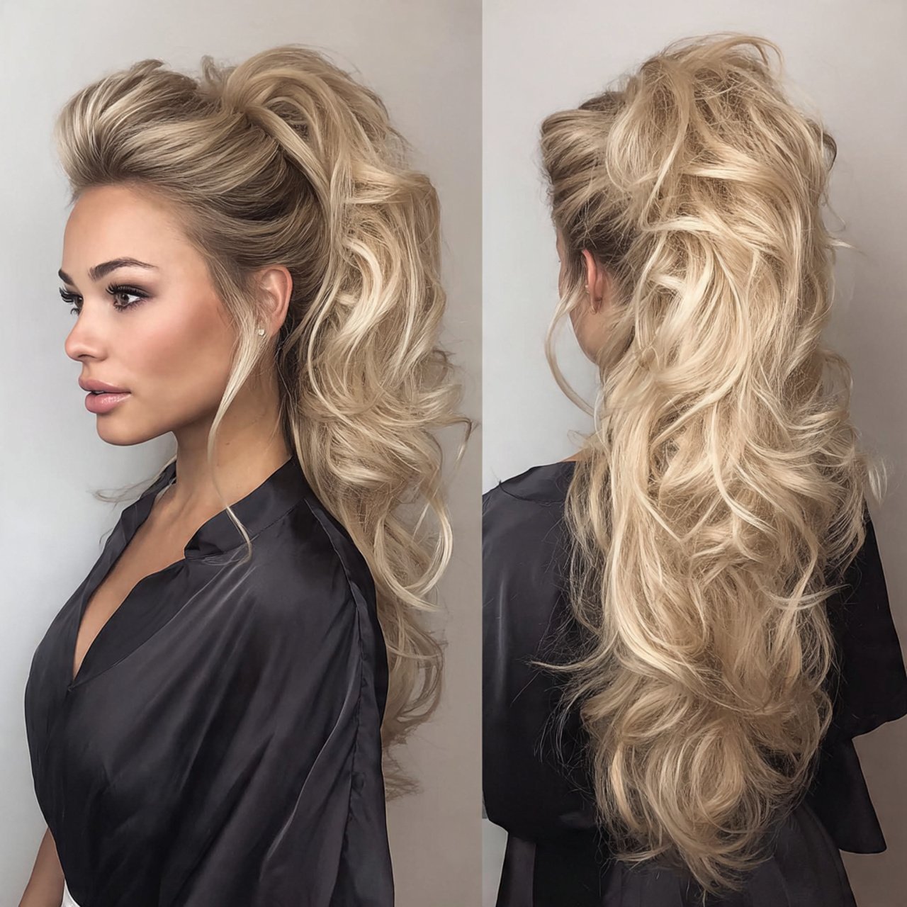 voluminous ponytail hairstyles