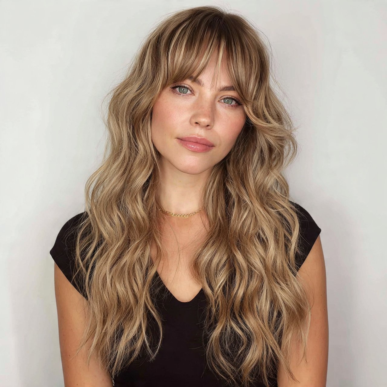 Curtain Bangs Tutorial: 13 Trending & Pro Tips Guide That you'll love 4 wavy curtain bangs hairstyle